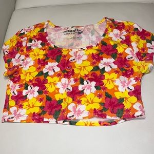 Floral crop top